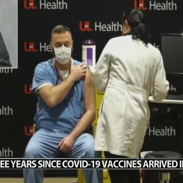 UofL Health marks 3 years since first COVID-19 vaccines given in Kentucky
